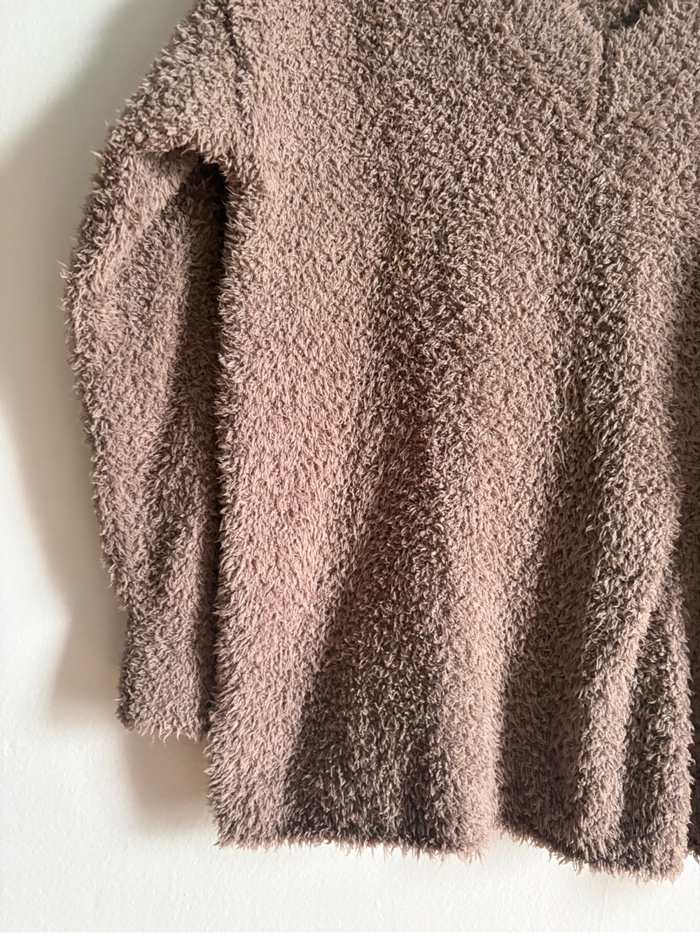 Aritzia The Group Babaton Sz XXS Tessin Tan Relaxed Oversized Lounge Sweater - Picture 4 of 11